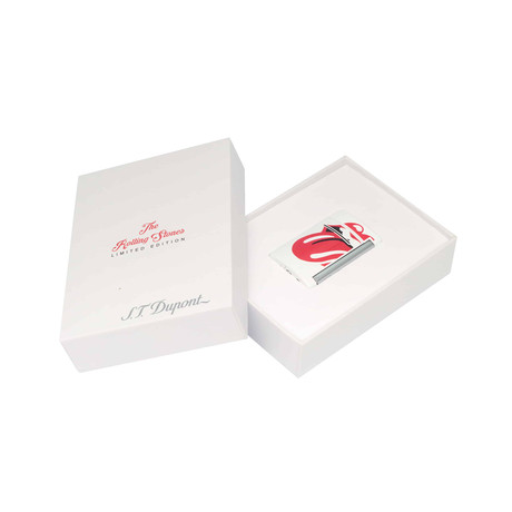 S.T. Dupont Rolling Stones LE White Minijet Lighter I