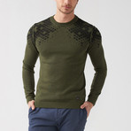 Pierce Sweater // Green (L)