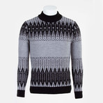 Slade Sweater // Black + Gray (XL)