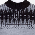Slade Sweater // Black + Gray (XL)