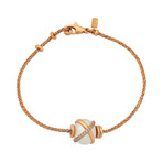 Baie Des Anges Yellow Gold + Diamond + Freshwater Pearl + Bracelet
