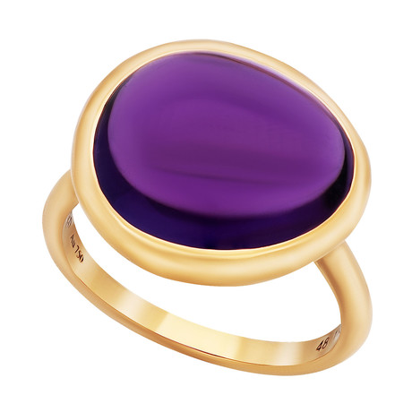 Belles Rives Rose Gold + Amethyst Ring I // Ring Size:6