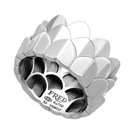 Une Ile D'or White Gold Ring IV // Ring Size: 6