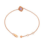 Paindesucre Rose Gold + Diamond + Amethyst Bracelet