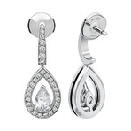 Lovelight 18k White Gold + Diamond Earrings II // New