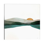 Teal Sunset // Bria Nicole (26"W x 26"H x 1.5"D)