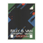 Alfonso Iannelli // Billy B. Van & The Beaumont Sisters // 1968 Serigraph