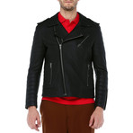 Milan Leather Jacket // Black (4XL)