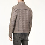 Paris Leather Jacket // Mink (3XL)