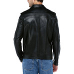 Frankfurt Leather Jacket // Black (M)