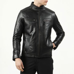 Stockholm Leather Jacket // Black (XS)
