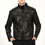 Turin Leather Jacket // Green (L)
