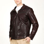 Verona Leather Jacket // Hazelnut (XS)