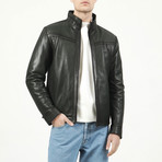 Lyon Leather Jacket // Green (3XL)
