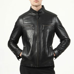 Stockholm Leather Jacket // Black (3XL)