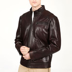 Naples Leather Jacket // Hazelnut (M)