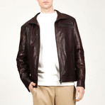 Verona Leather Jacket // Hazelnut (S)