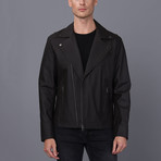 Paris Leather Jacket // Brown Tafta (XL)