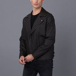 Paris Leather Jacket // Brown Tafta (2XL)