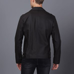 Paris Leather Jacket // Brown Tafta (M)