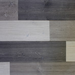 NaturaPlank™ Peel + Stick Wood Wall Cladding // Medium Gray Transitions