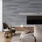 NaturaPlank™ Peel + Stick Wood Wall Cladding // Warm Gray