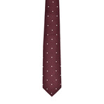 Dotted Silk Tie // Brown