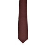 Solid Cashmere Tie // Maroon