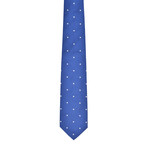 Dotted Silk Tie // Cobalt Blue