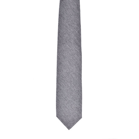 Solid Cashmere Tie // Light Gray
