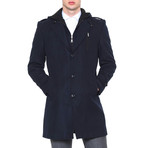 Siena Overcoat // Dark Blue (Medium)