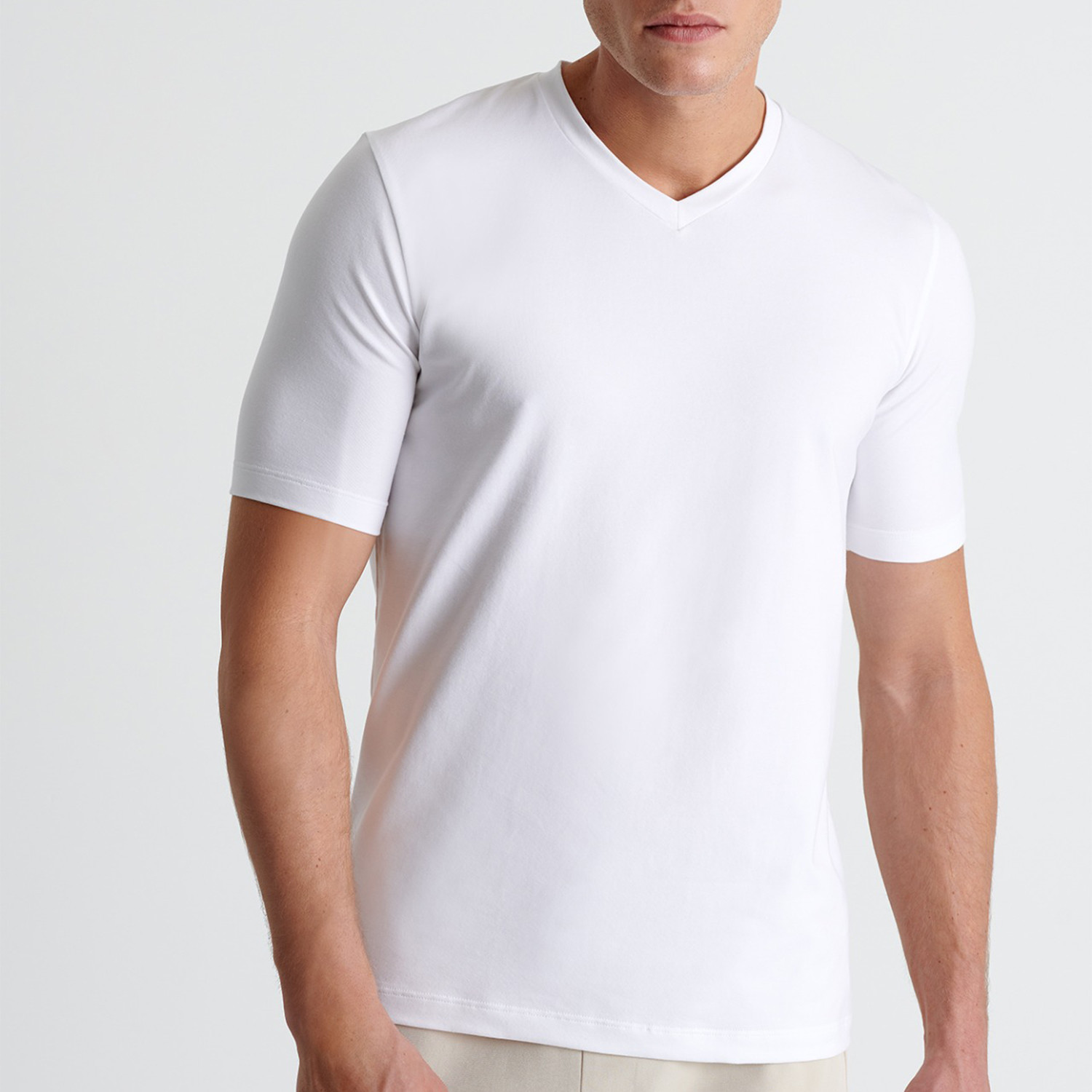 Dante V Neck T-Shirt // White (X-Large) - SHAN PERMANENT STORE - Touch ...