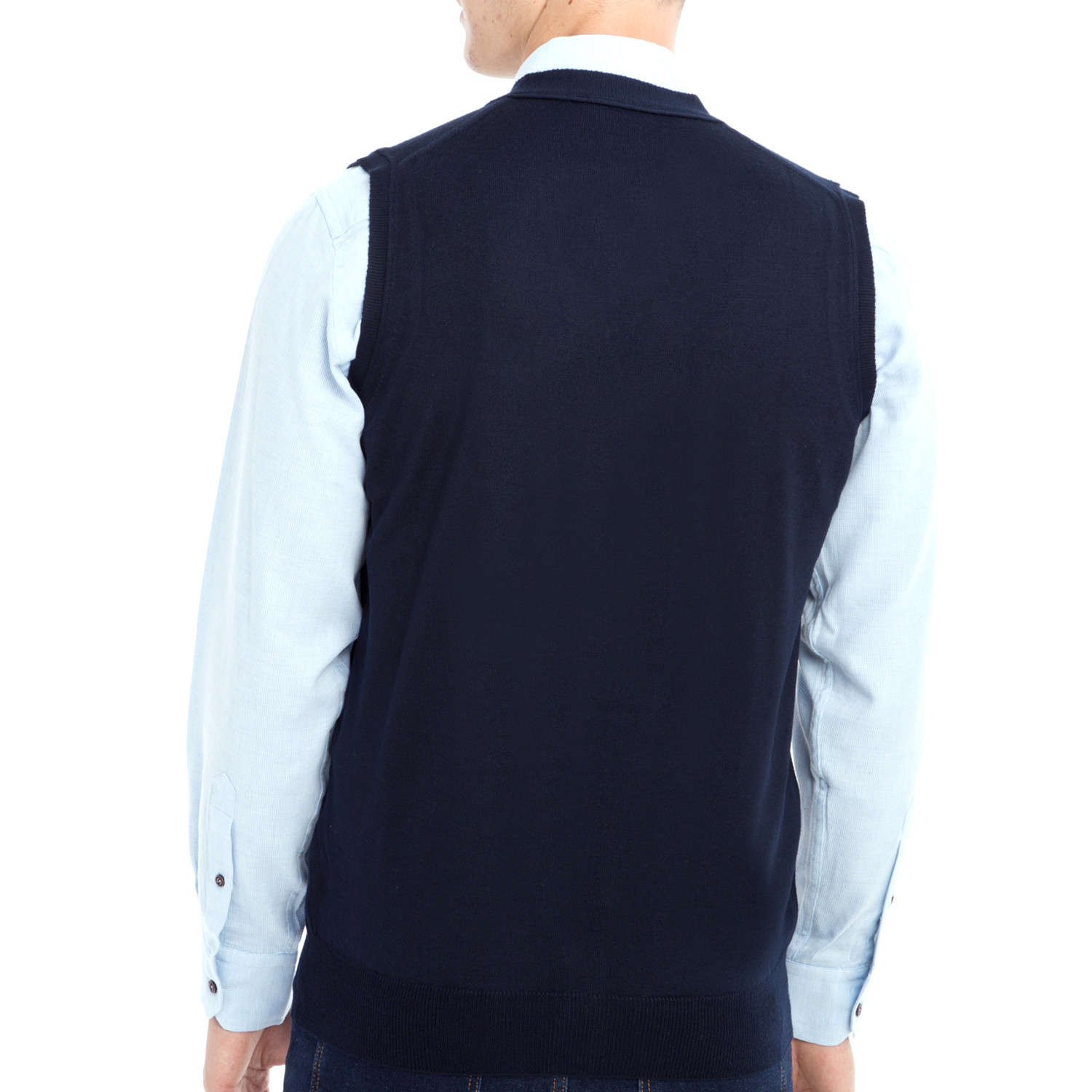 Chandler Sweater Vest // Dark Navy Blue (Small) - Kiğılı - Touch of Modern