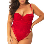 Lexi Teddy // Queen Size // Red (1X)
