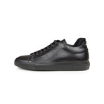 On Time Leather Sneakers // Black (Euro: 41)