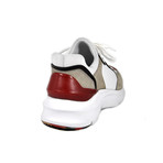 Sneakers V1 // White + Brown (Euro: 40)