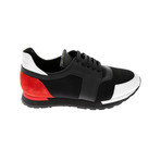 Leather Sneakers // Black + Red (Euro: 40)