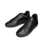 On Time Leather Sneakers // Black (Euro: 42)