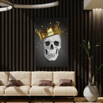 Royal Skull (26"H  x 18"W  x  0.75"D)