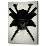 Samurai Skull (26"H  x 18"W  x  0.75"D)