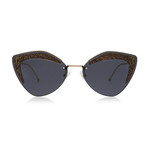 Women's Sunglasses // Gold + Gray