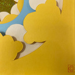 Nimbo // Cloud // Paper Cut Wall Sculpture