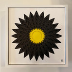 Black Hole Sun // Paper Flower Wall Sculpture