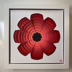 Papaver // Paper Flower Wall Sculpture