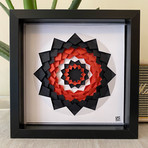 Rosette // Hand Cut // Paper Flower Wall Sculpture