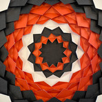 Rosette // Hand Cut // Paper Flower Wall Sculpture