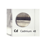 Lucite Cube // Cadmium