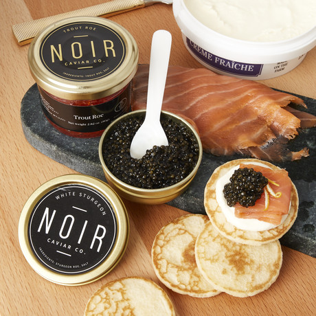 Sturgeon Caviar Brunch // Set of 6
