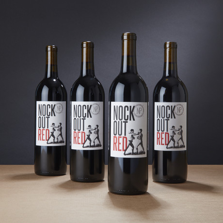 Nocking Point Limited Edition "Nock Out" Red // Set of 4 // 750 ml Each