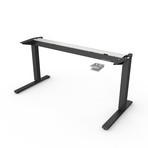Float Sit-Stand Table // 24"L x 48"W (White)